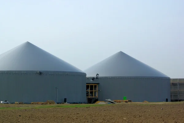 Biogasanläggning — Stockfoto