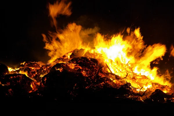 Walpurgis Night bonfire — Stock Photo, Image