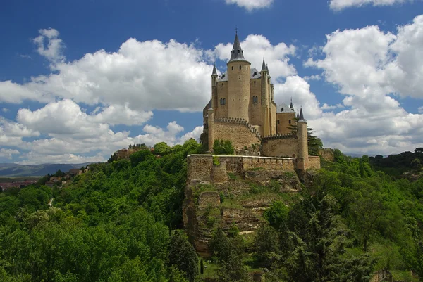 Vista del Alcázar de Segovia — Foto de Stock