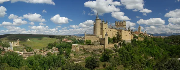 Segovia alcazar látképe — Stock Fotó