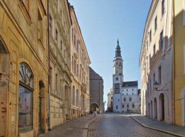 townhall에서 goerlitz 오래 된 탑 