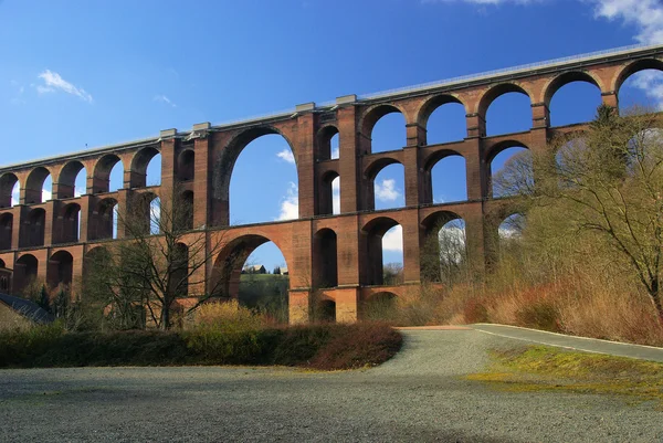 Ponte valle Goltzsch — Foto Stock