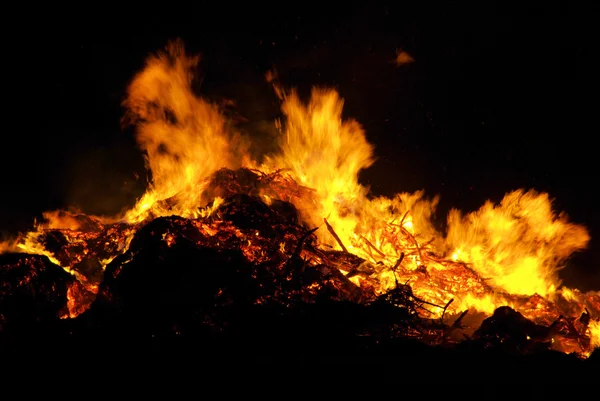 Fogata de noche Walpurgis — Foto de Stock