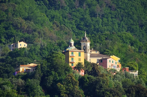 Сан-Рокко Camogli — стокове фото