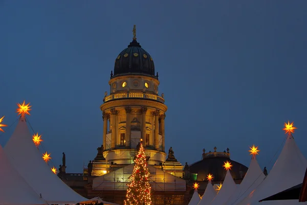 Berliner Weihnachtsmarkt Gendarmenmarkt — Stockfoto