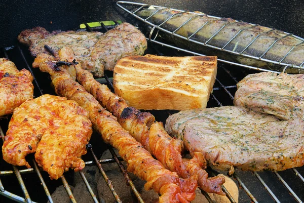 烤的肉 — 图库照片