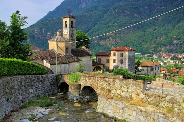 Iglesia Settimo Vittone — Foto de Stock