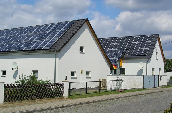 Instalação solar — Fotografia de Stock
