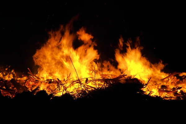 Walpurgis Night bonfire — Stock Photo, Image