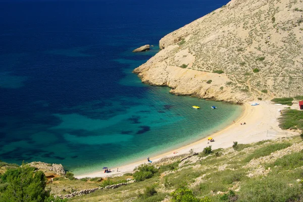 Stara Baska strand — Stock Fotó