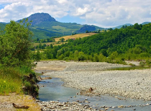 Trebbia river — Stock Photo, Image