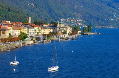 Kuzey İtalya 'da Lago Maggiore