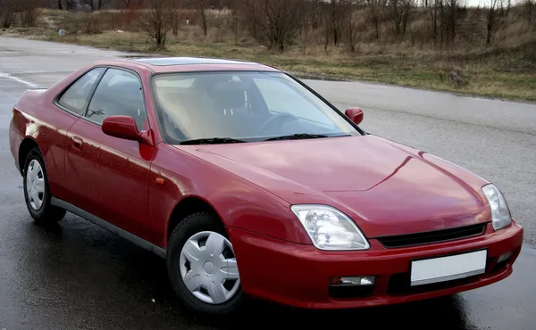 Coche rojo Fotos de stock libres de derechos