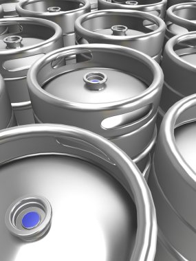 3D bira fıçısı arka plan