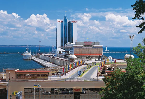 Estación Marítima de Odessa vista día — Foto de Stock