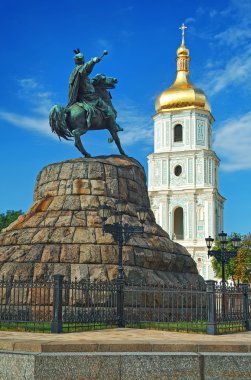 St sophia Katedrali ve khmelnitsky Anıtı