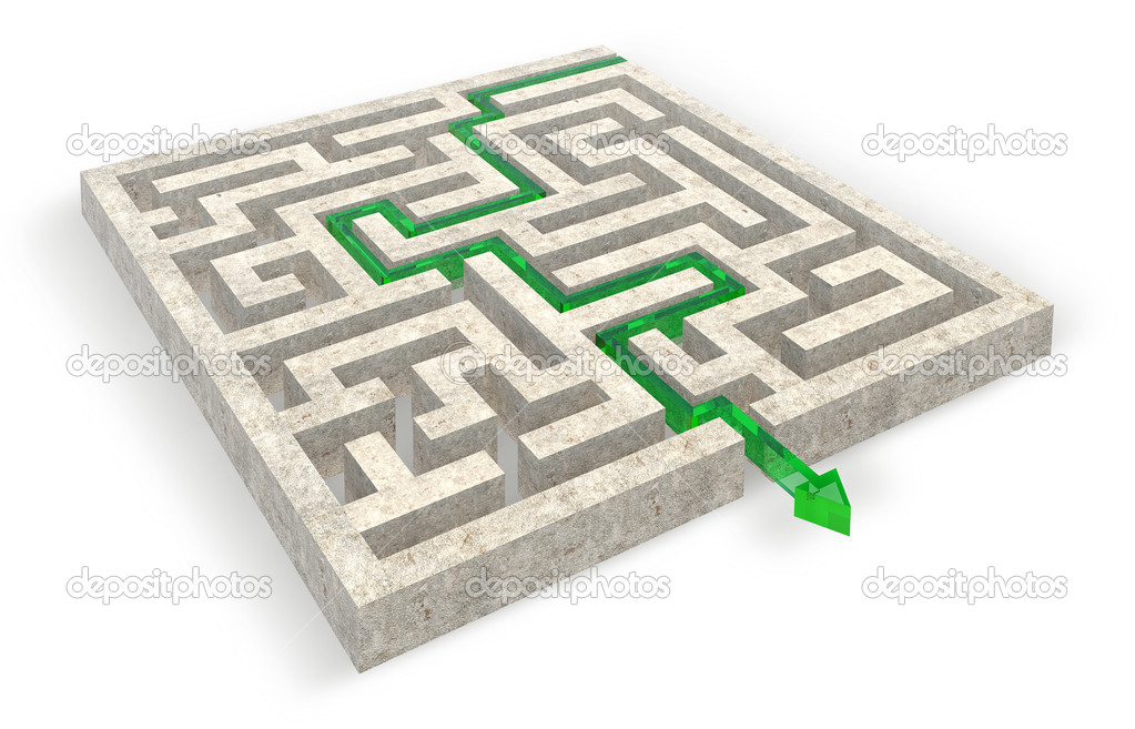 Way out of the stone maze