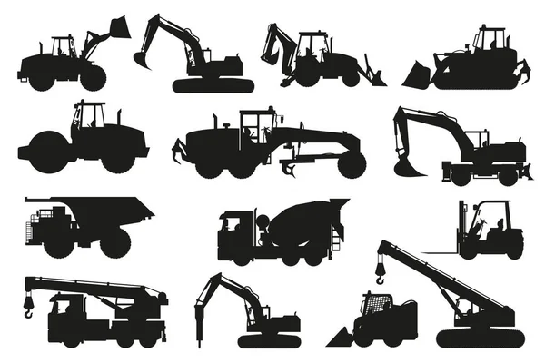  İnşaat ve madenler için ağır makineler, beton karıştırıcı kamyon, kepçe ve buldozer setleri