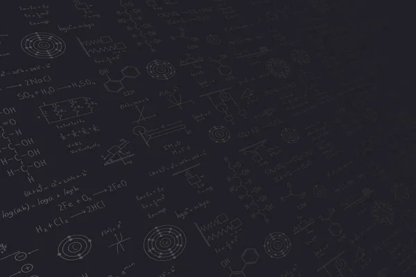 Υπολογιστικές Εξισώσεις Άλγεβρα Οργανική Χημεία Χημικές Αντιδράσεις Χημικά Στοιχεία Φυσική — Διανυσματικό Αρχείο