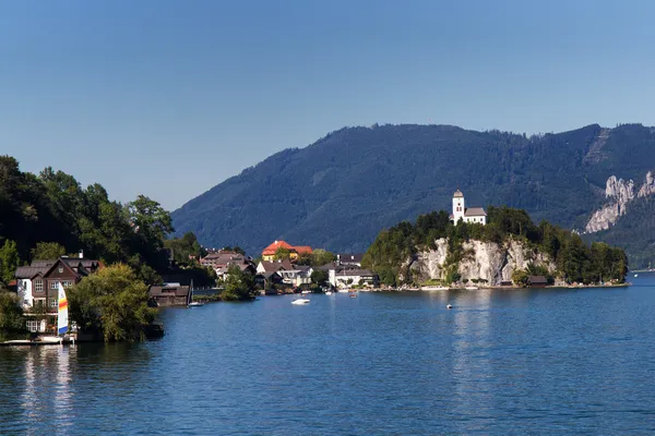 Traunkirchen Köyü — Stok fotoğraf