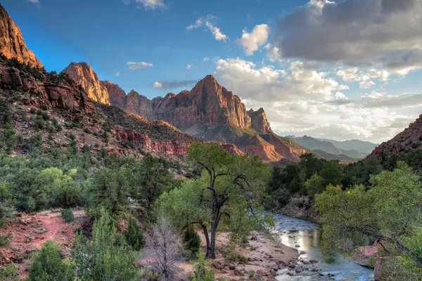 The Watchman at Zion National Park — Fotografie, imagine de stoc