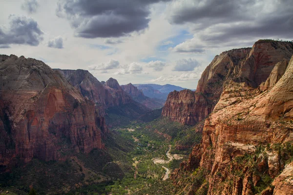 Panoráma a Zion Nemzeti Park — Stock Fotó