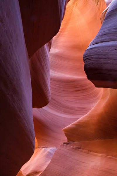 Red Orange sandstone waves — Stock Photo, Image