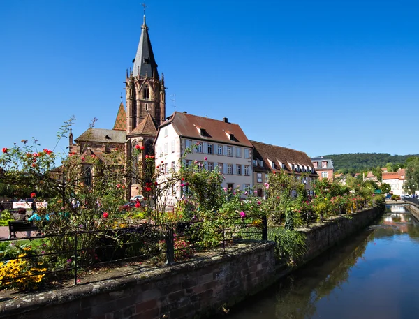 Historické centrum města wissembourg — Stock fotografie