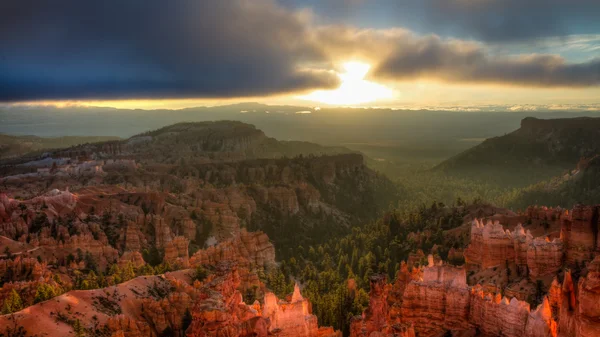 Zachód punkt, Parku Narodowego bryce canyon — Zdjęcie stockowe