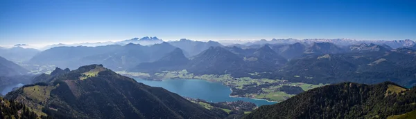 Panorama of Lake Wolfgang — Stock Photo, Image