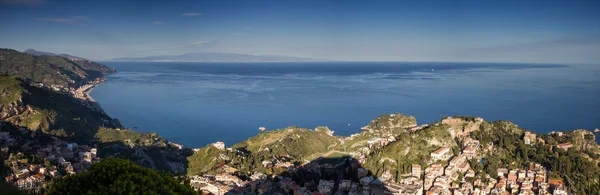 Panorama de Taormina — Fotografia de Stock