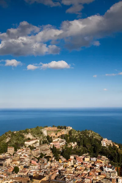 Panorama de Taormina — Fotografia de Stock