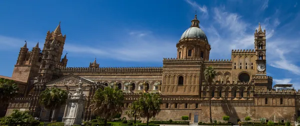 Panorama katedry w palermo Zdjęcia Stockowe bez tantiem