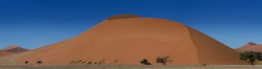 Panorama sossusvlei kumul alanının