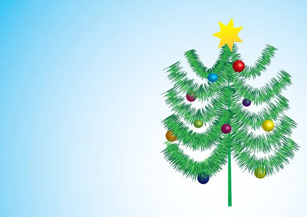 Kerstboom — Stockvector