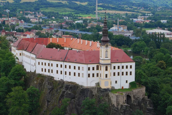 Decin замок — стокове фото