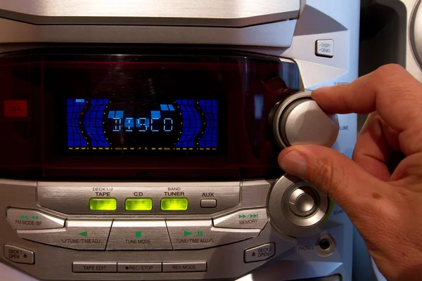 Radyo stereo pikap sistem — Stok fotoğraf
