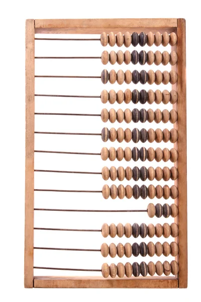 Oude houten abacus — Stockfoto