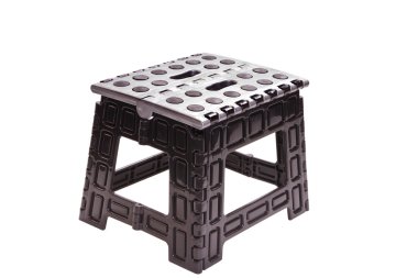 dışkı beyaz zemin üzerine katlanır plastik