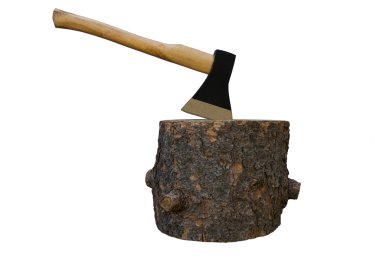 bir saplama axe