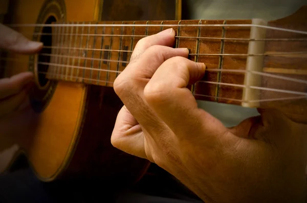 oynanan klasik İspanyol gitar