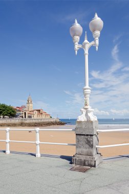 Gijon, san lorenzo plaj. dikey