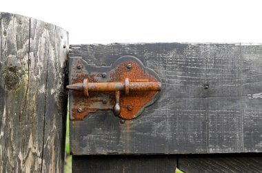 Rusty barn latch
