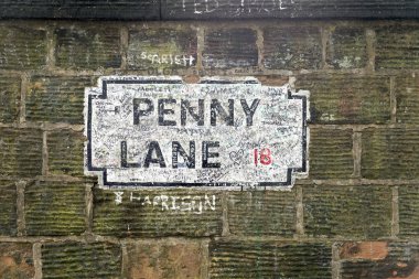 Penny Lane Sign in Liverpoool
