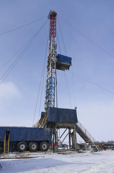 Mobile oil rig — Stock Photo, Image