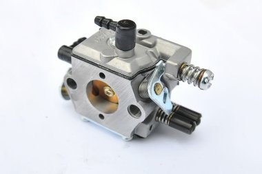Motoblock carburetor on an isolated background clipart