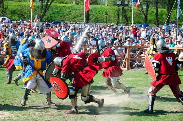 Jousting, the festival of historical reconstruction — Stock Photo, Image