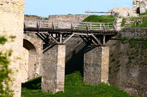 El castillo medieval en Ucrania — Foto de Stock