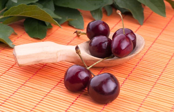 Cereza roja madura — Foto de Stock