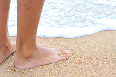 güzel bacaklar, güzel bir kız